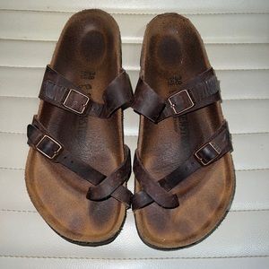 Birkenstock Mayari Oiled Leather Sandals
